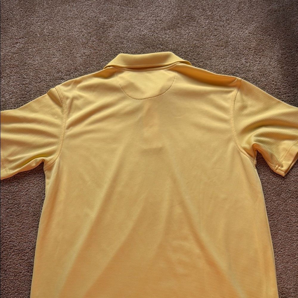 Ben Hogan Yellow Polo Shirt Casual Sporty Design - Picture 3 of 3